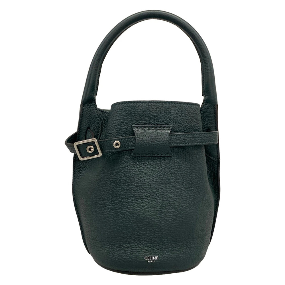 Celine Big Bag Bucket Nano Dark Green #305177C94B